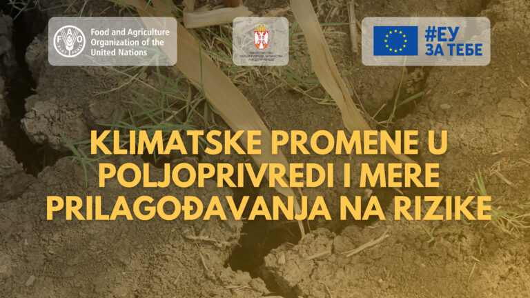 Klimatske promene u poljoprivredi i mere prilagođavanja na rizike